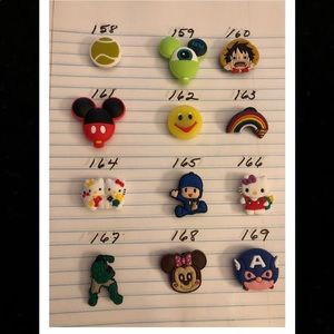 L👀K HERE 🌺 New Jibbitz for Crocs, any 12 for $10